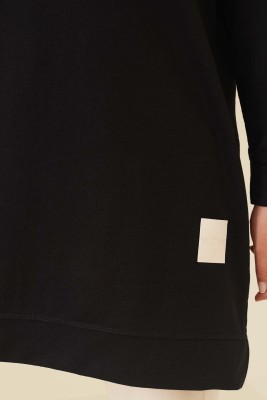 Salaş Armalı Tunik Siyah - Yılın Fırsatı