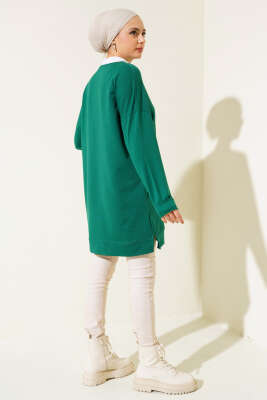 Salaş Armalı Tunik Yeşil - Yılın Fırsatı