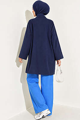 Salaş Boru Paça Kot Pantolon Saks - 300-500 TL Ürünler