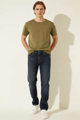 Salaş Erkek Kot Pantolon Mavi - Erkek Pantolon