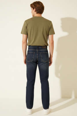 Salaş Erkek Kot Pantolon Mavi - Erkek Pantolon