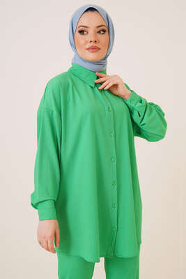 Salaş Gömlekli Bürümcük İkili Takım Benetton - İKİLİ TAKIM