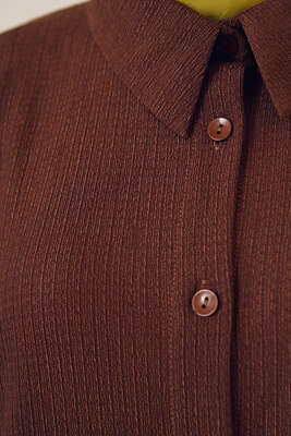 Salaş Gömlekli Bürümcük İkili Takım Kahve - İKİLİ TAKIM