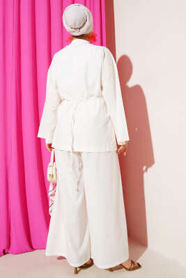 Salaş Kimono İkili Takım Ekru - 500-700 TL Ürünler