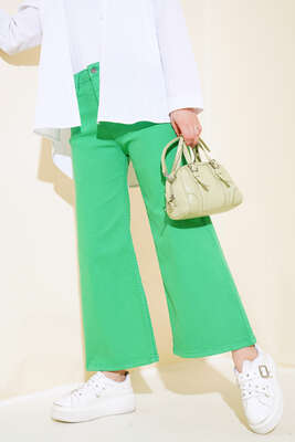 Salaş Kısa Düz Pantolon Benetton - Yılın Fırsatı