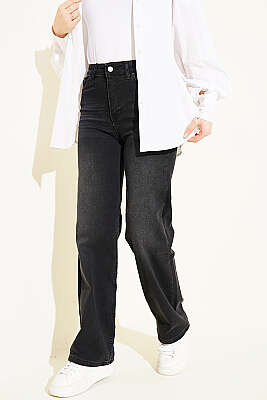 Salaş Likralı Kot Pantolon Füme - BLUE HİLL(ZER)