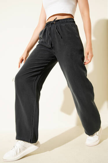 Salaş Tensel Pantolon Antrasit - Kadın Giyim Modelleri