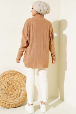 Salaş Yarım Balıkçı Triko Tunik Bisküvi - Triko Tunik