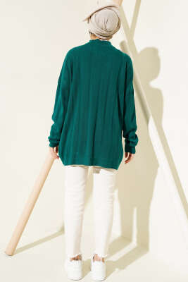 Salaş Yarım Balıkçı Triko Tunik Nefti - Triko Tunik