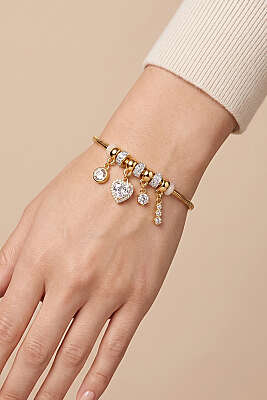 Sallantılı Figürlü Bileklik Asorti 1 - KONYALI BİJUTERİ