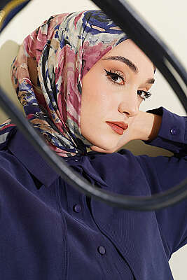 Sarmal Desen Elegance Eşarp Parlement - Başörtüsü