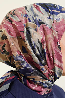 Sarmal Desen Elegance Eşarp Parlement - Başörtüsü