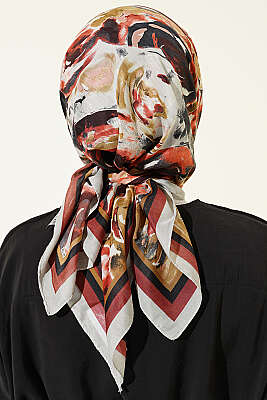 Sarmal Desen Elegance Eşarp Taş - Başörtüsü