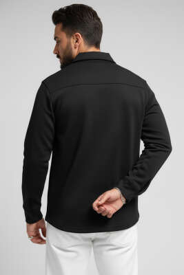 Scuba Çıtçıtlı Erkek Gömlek Siyah - Erkek Gömlek