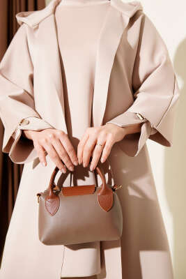 Scuba Uzun Hırkalı Üçlü Takım Bej - İkili Takım