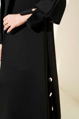 Scuba Uzun Hırkalı Üçlü Takım Siyah - İkili Takım