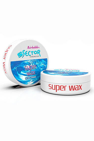 Sector Süper Wax Islak Görünüm 150ml Ultra Strong - Saç Şekillendirici Ürünler
