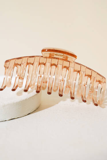 Şeffaf Mandal Toka Kahve - Toka