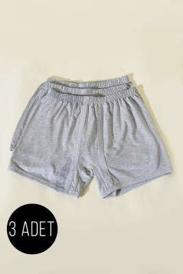 Seher Yıldızı 3'lü Erkek Arjantin Gri - SEHER