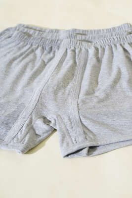 Seher Yıldızı 3'lü Erkek Arjantin Gri - Erkek Boxer