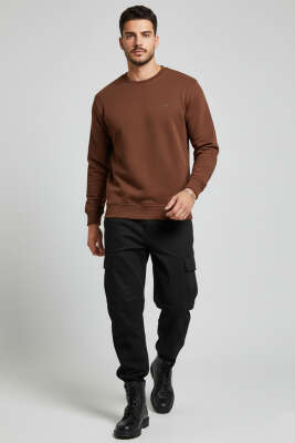 Selanik Besse Armalı Erkek Sweatshirt Kiremit - Günün Seçilenleri