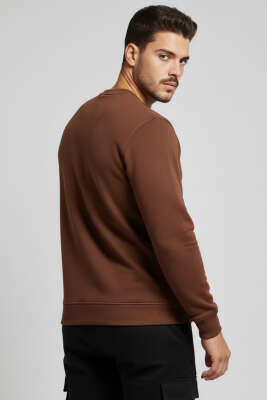 Selanik Besse Armalı Erkek Sweatshirt Kiremit - Günün Seçilenleri