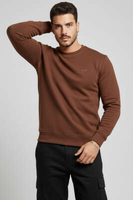 Selanik Besse Armalı Erkek Sweatshirt Kiremit - BESSE