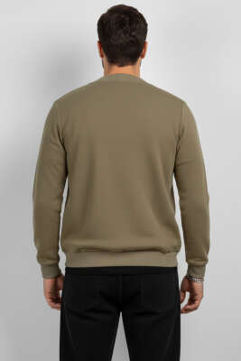 Selanik Düğmeli Erkek Hırka Çağla Yeşili - Erkek Hırka