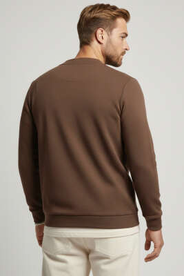 Selanik Düğmeli Erkek Hırka Kahve - Erkek Hırka