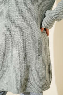 Selanik Örgü Yumoş Triko Tunik Mint - 300-500 TL Ürünler