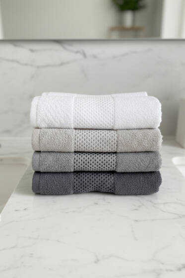 Şerit Çizgili 4'lü El Havlusu Asorti 2 - El Havlusu