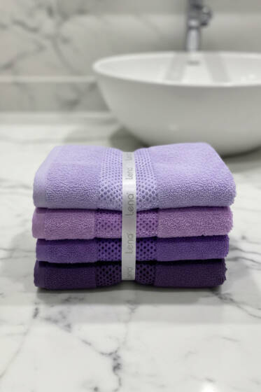 Şerit Çizgili 4'lü El Havlusu Asorti 3 - El Havlusu