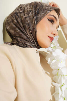 Şerit Desen Demore Eşarp Nefti - Günün Seçilenleri