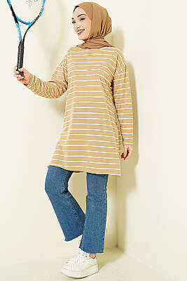 Şeritli Tunik Büsküvi - Tunik