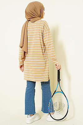 Şeritli Tunik Büsküvi - Tunik