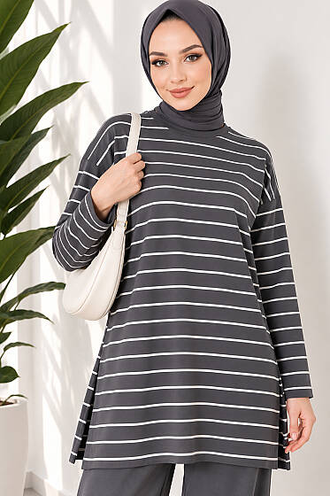 Şeritli Tunik Füme - 100-300 TL Ürünler