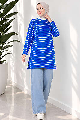 Şeritli Tunik Saks - 100-300 TL Ürünler