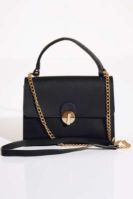 Sert Suni Omuz Çanta Siyah - Kol Çantası