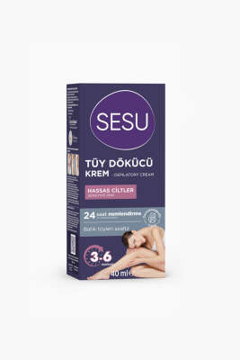Sesu Hassas Ciltler Tüy Dökücü Krem 40 ml - Tüy Dökücü