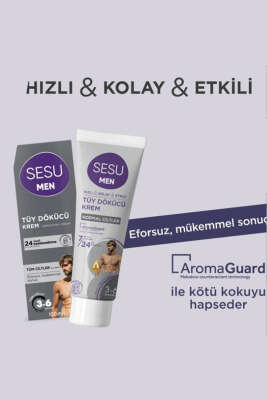 Sesu Men Tüy Dökücü Krem 100 ml - Tüy Dökücü