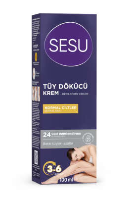 Sesu Tüy Dökücü Krem Normal Ciltler 100 ml - ERSAN KOZMETİK