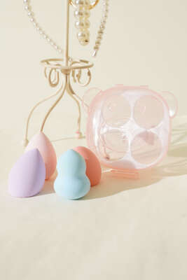 Sevimli Ayı Kutulu Beauty Blender Sünger Seti Asorti - NEW WELL
