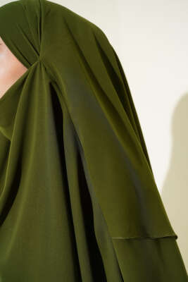 Şifon Sufle Himar Şal Çağla Yeşili - Başörtüsü