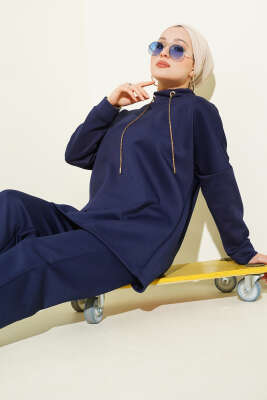 Sim İp Bağcıklı İkili Takım Lacivert - İkili Takım