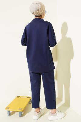 Sim İp Bağcıklı İkili Takım Lacivert - İkili Takım