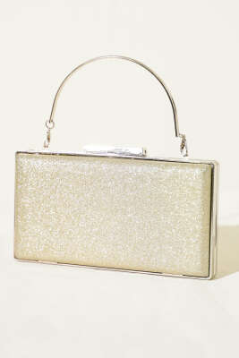 Simli Kadın Portföy Çanta Gold - GÜZEL ÇANTA