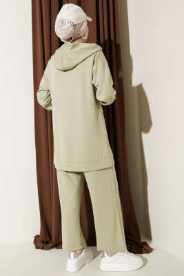 Simli Kapüşonlu Loyşa İkili Takım Nefti - İkili Takım