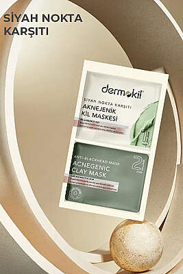 Siyah Nokta Karşıtı Akjenik Kil Maske 2 x 7.5 ml - CİLT BAKIM&KOZMETİK