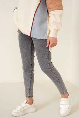 Skinny Jean Pantolon Gri - Kot Pantolon