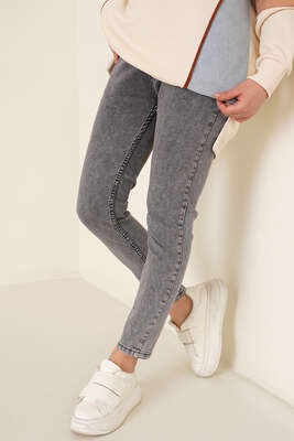 Skinny Jean Pantolon Gri 